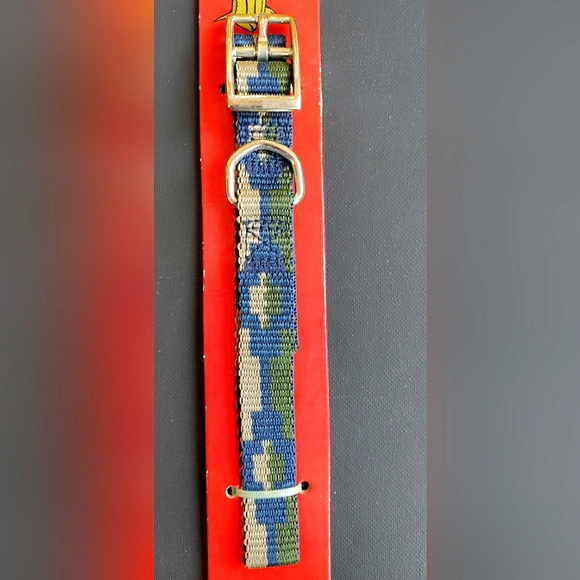 NEW! Matching 3-Piece Set Doggie Collars 18" & 12" w/ Leash 40". Durable. Camo. - Picture 3 of 12